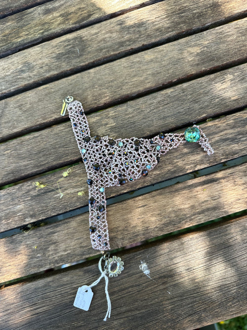 Bracelet bague marron