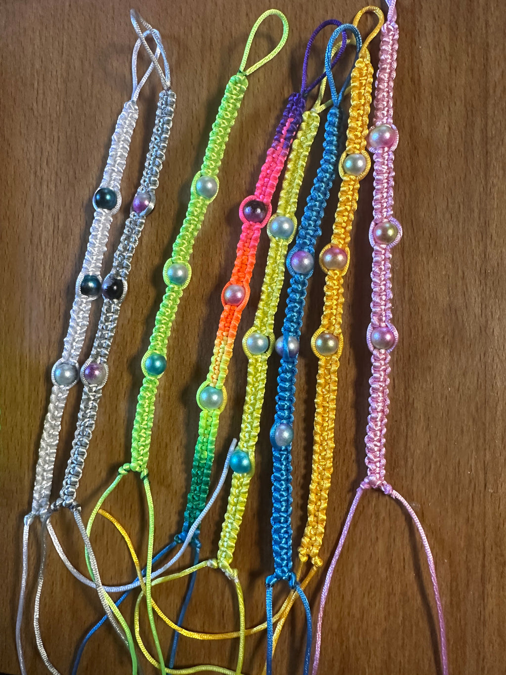 Macramé perlé