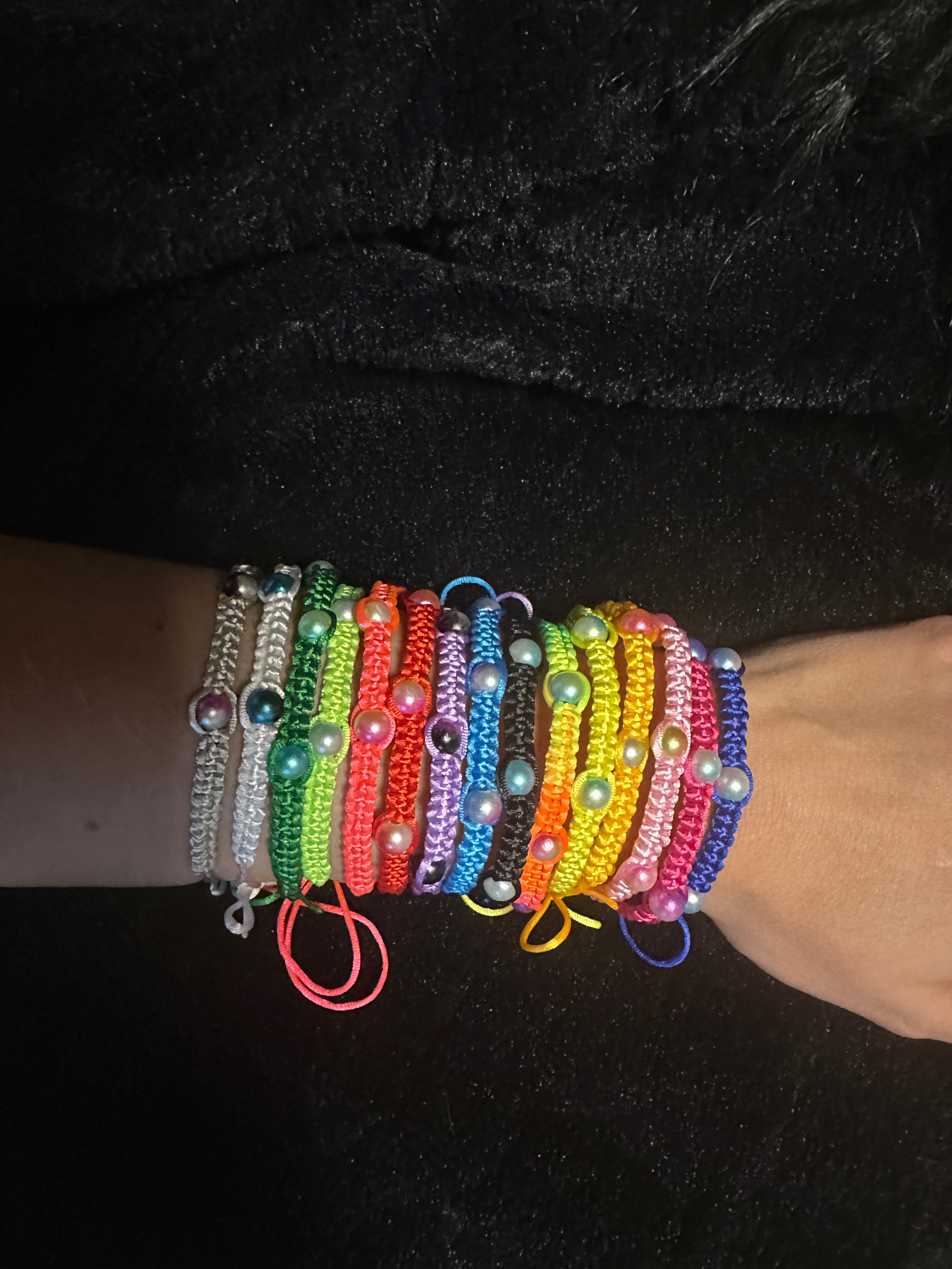 Macramé perlé