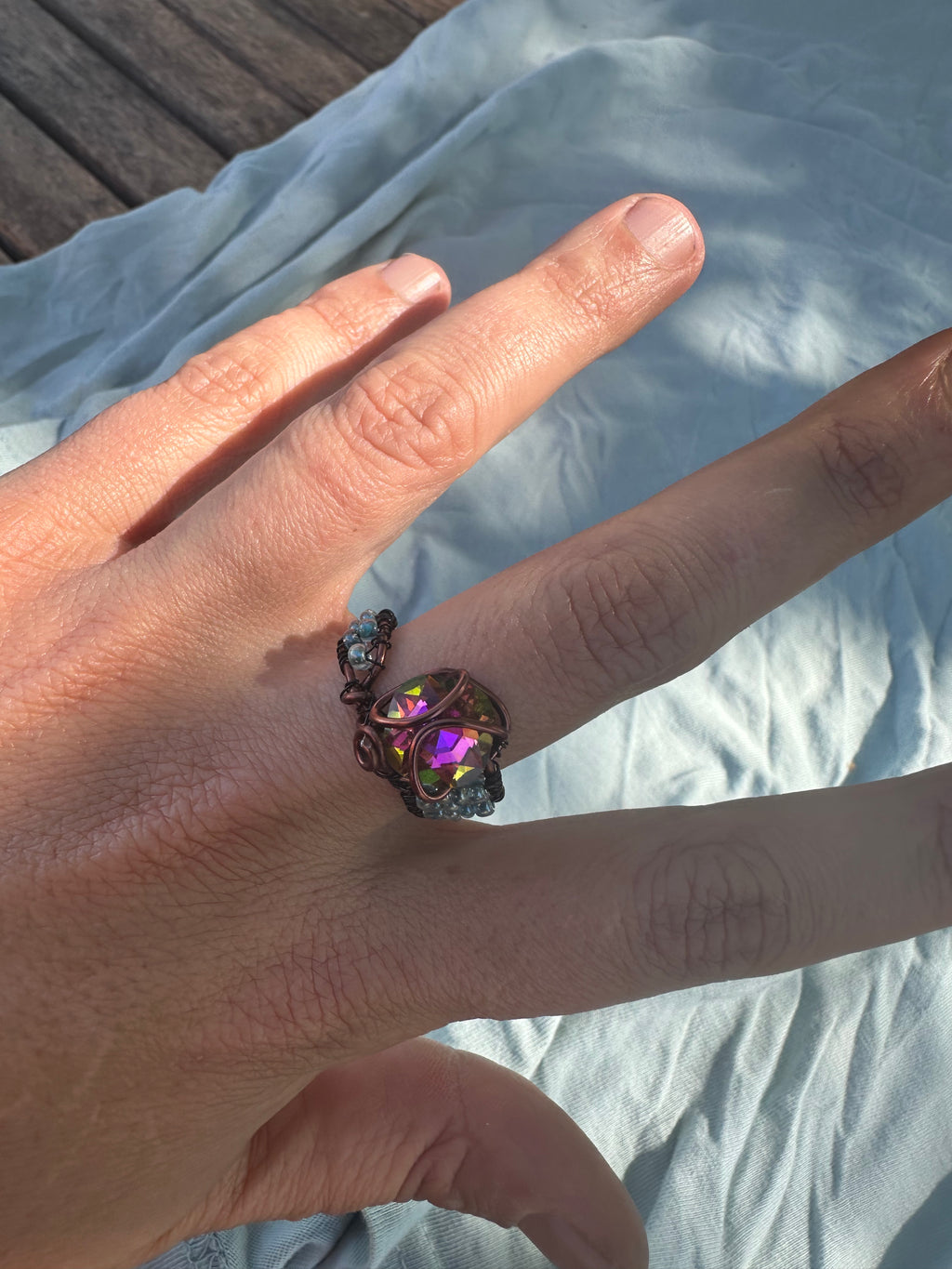 Bague au cristal